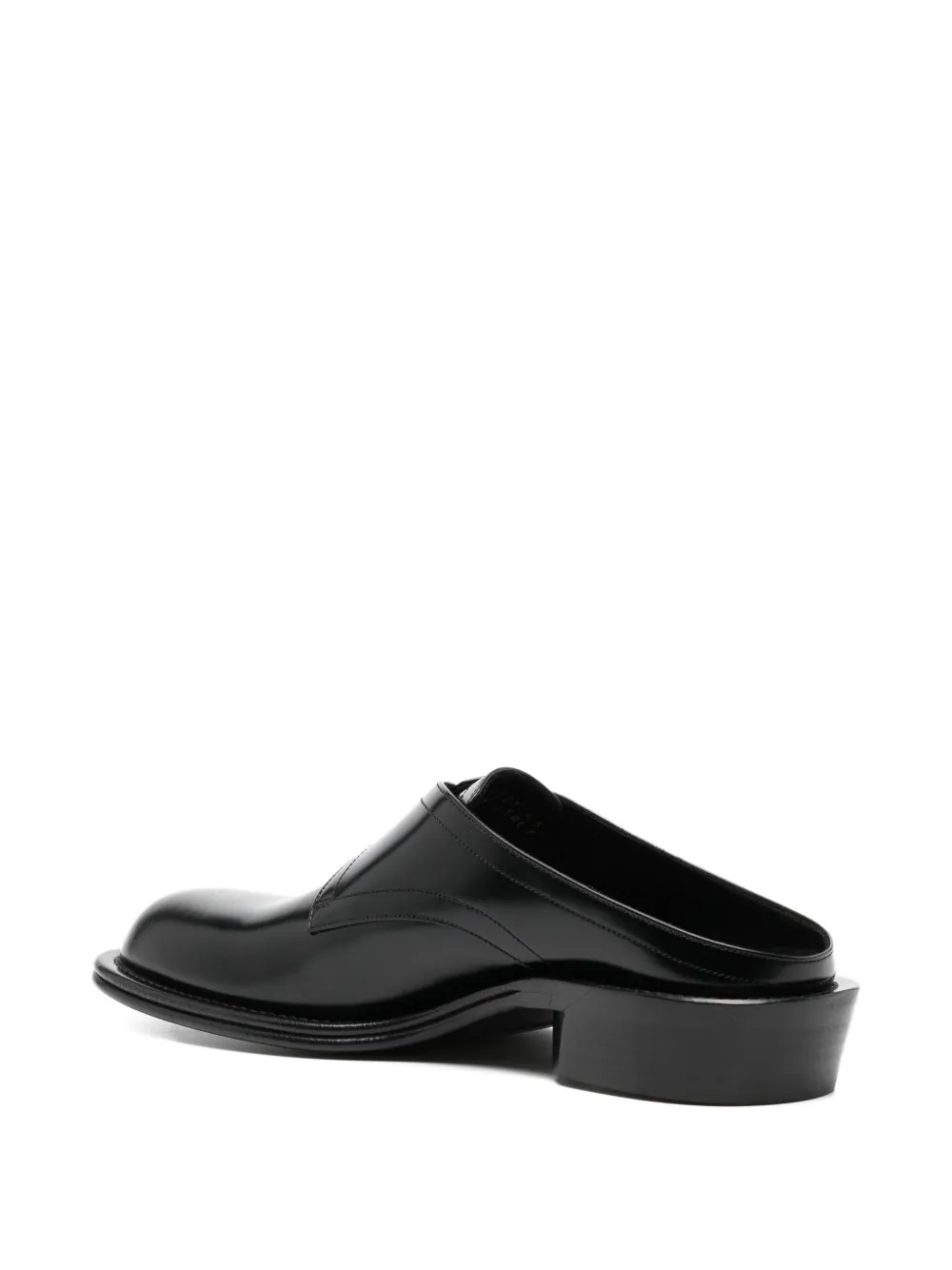 Namacheko Leather Monk Shoes In Black
