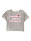Ashley Williams Happy T-shirt - Grey