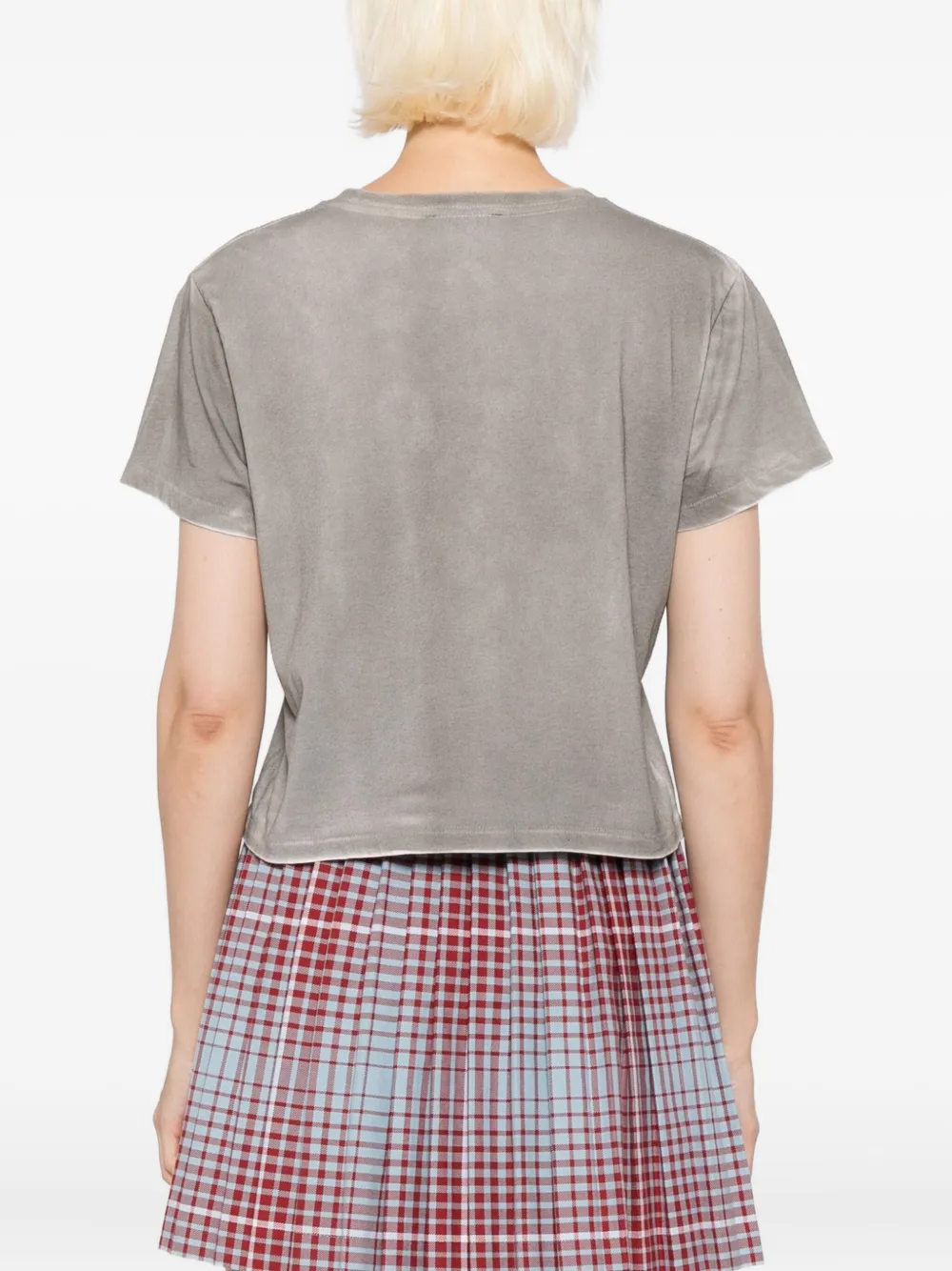 Ashley Williams Happy T-shirt Grijs