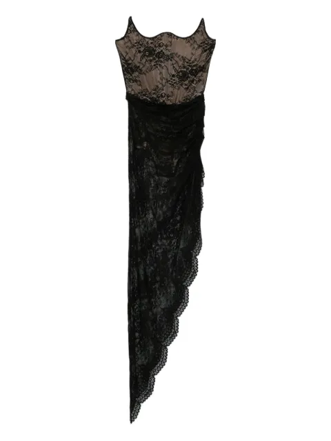Giuseppe Di Morabito lace asymmetric dress