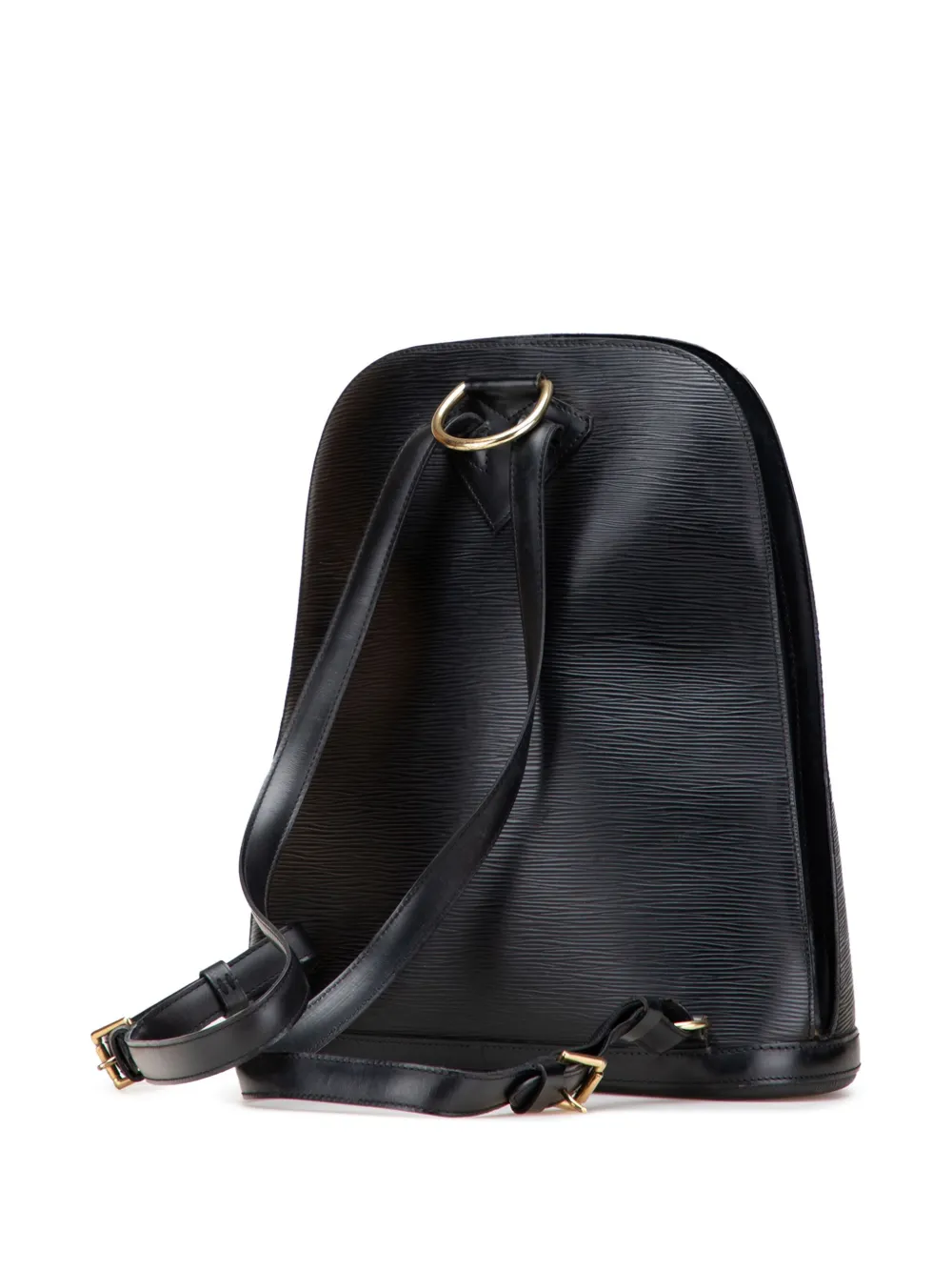 Pre-owned Louis Vuitton 1997 Epi Gobelins Backpack In Black