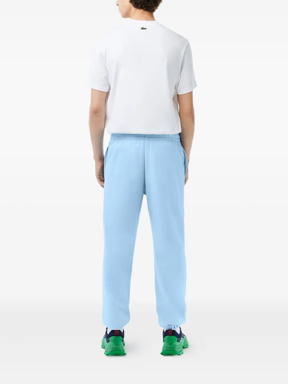 Lacoste embossed-logo track-pants Blauw