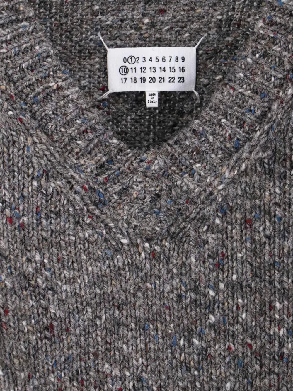 Maison Margiela V-neck sweater Grijs