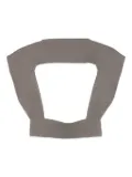 Rick Owens Tatlin keyhole wool top - Grey