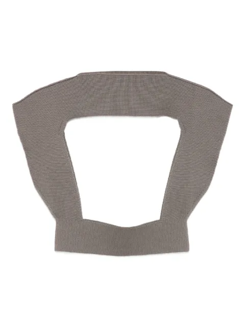 Rick Owens Tatlin keyhole wool top