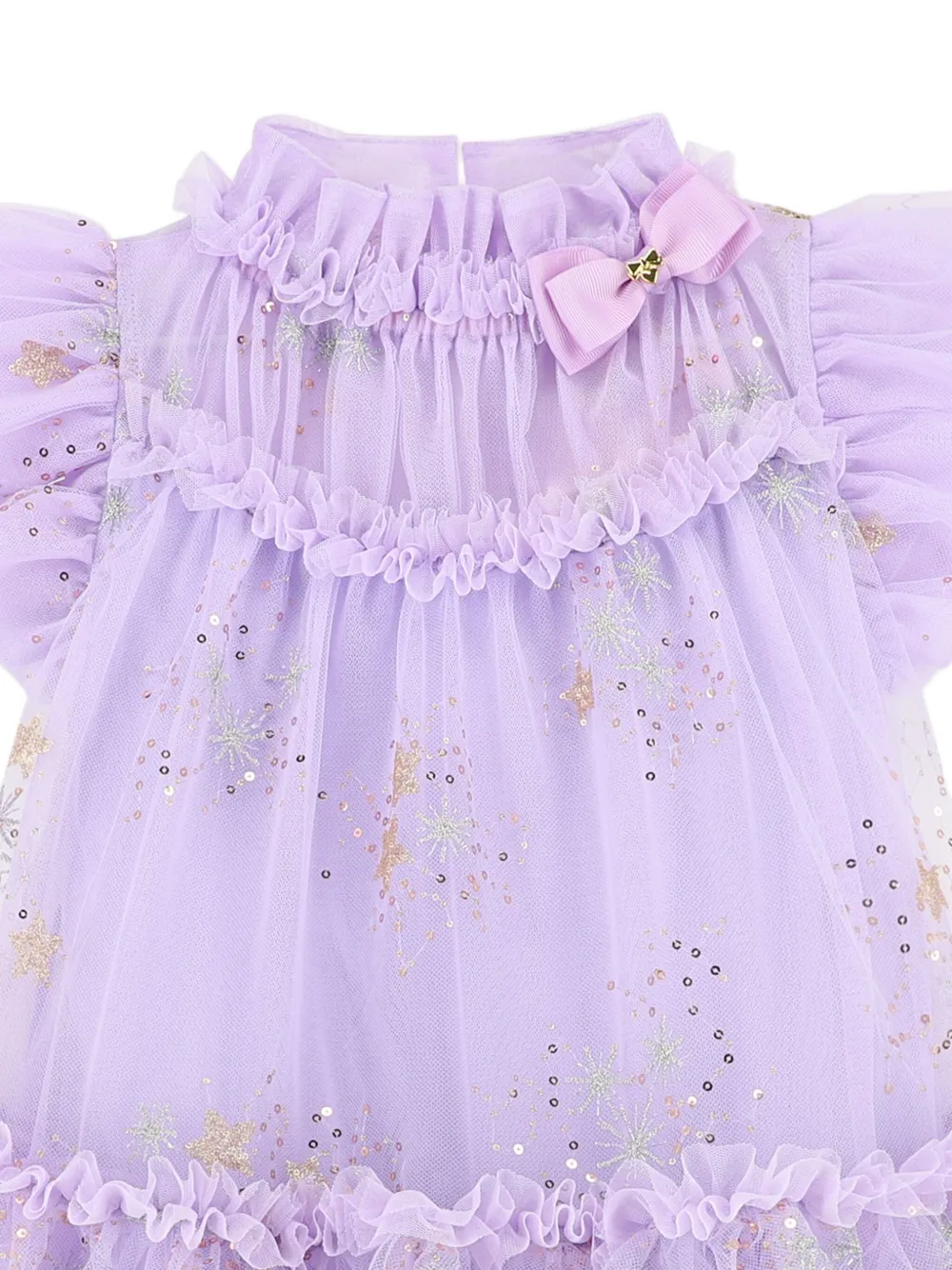 ANGEL'S FACE KIDS Jurk verfraaid met pailletten Paars