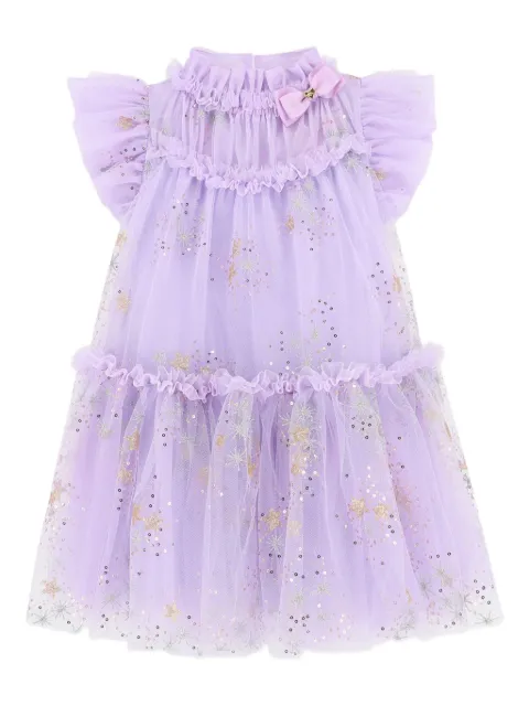ANGEL'S FACE KIDS sequin-embellished ruffled dress