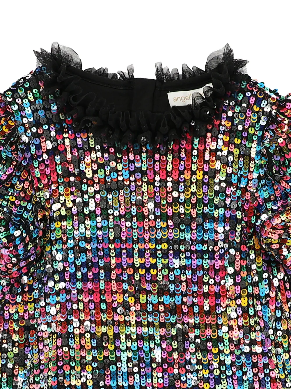 ANGEL'S FACE KIDS Jurk verfraaid met pailletten Zwart