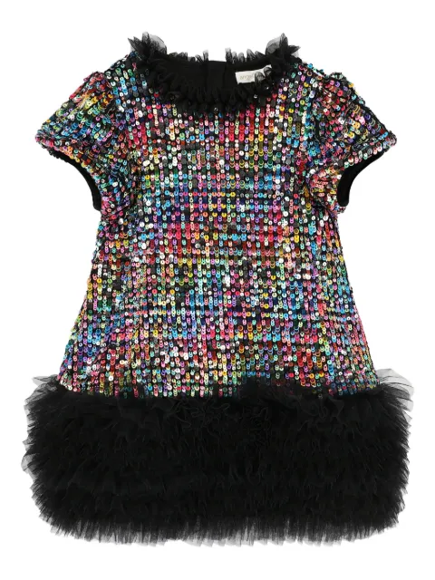 ANGEL'S FACE KIDS Abito con ruches e paillettes
