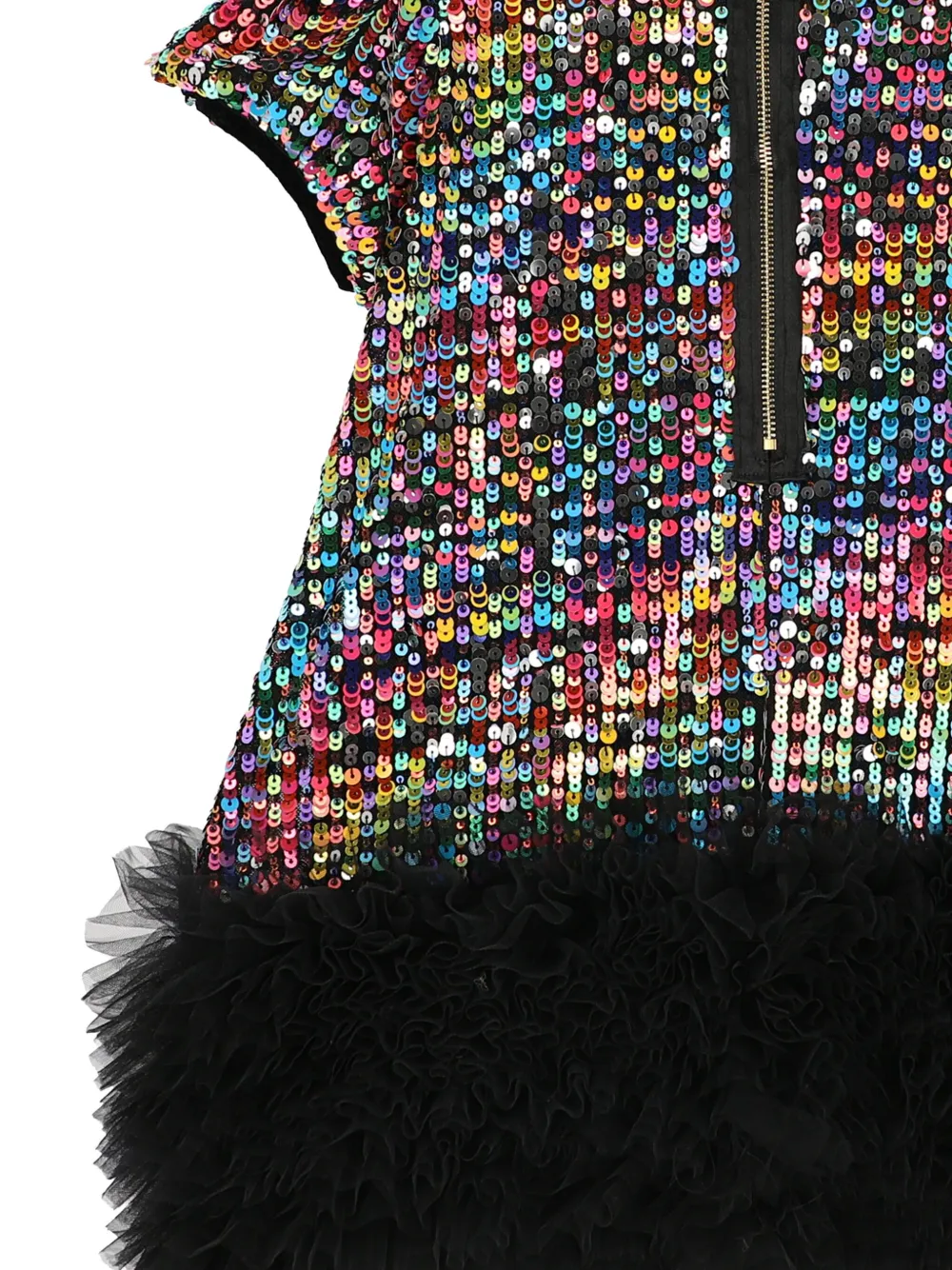 ANGEL'S FACE KIDS Jurk verfraaid met pailletten Zwart