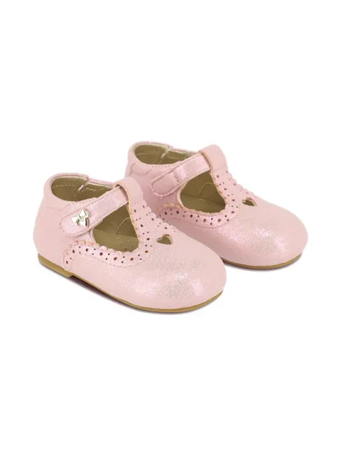 ANGEL'S FACE KIDS scalloped-trim bow-detail pre-walkers