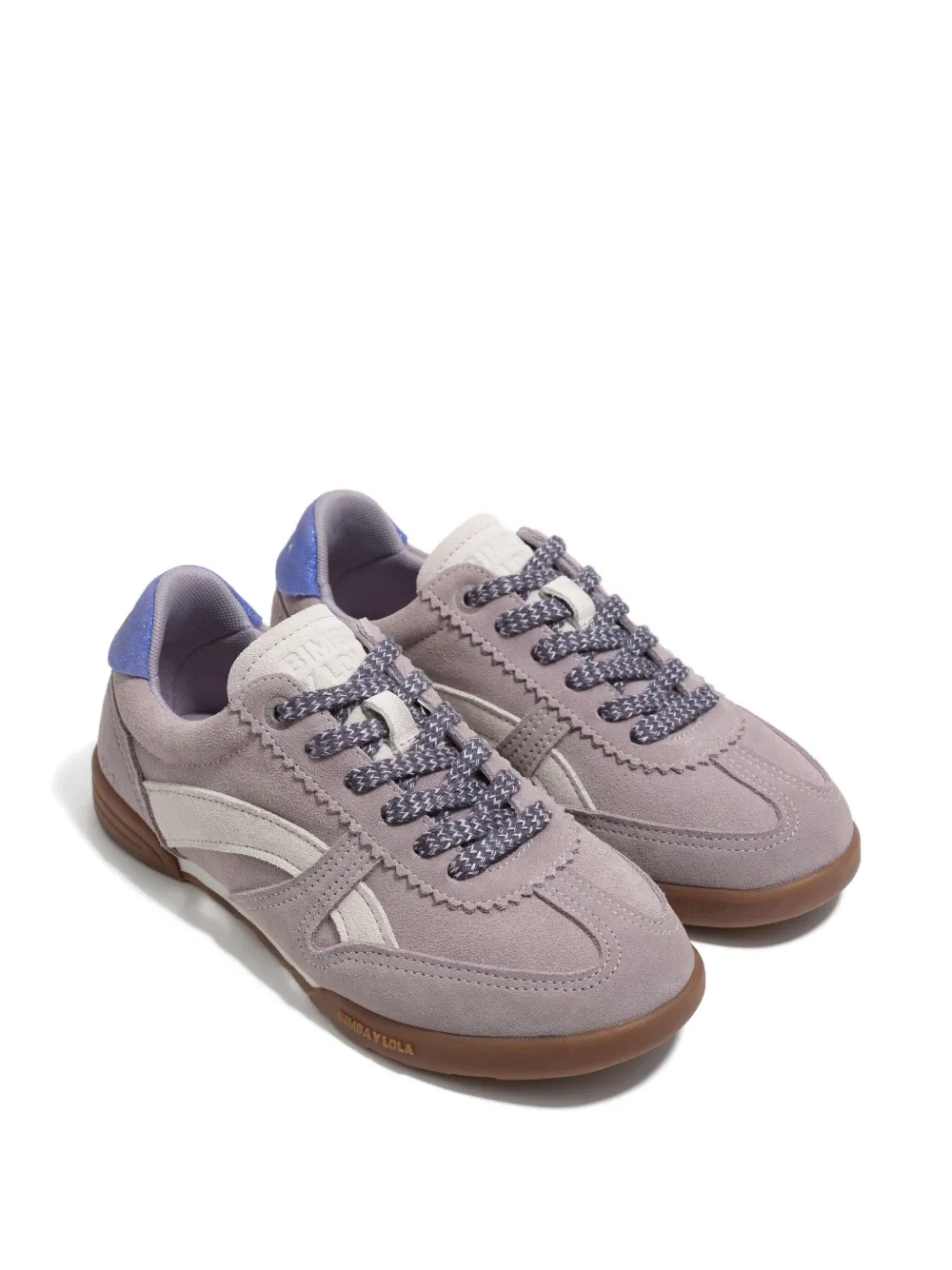 Bimba y Lola split leather indoor sneakers - Roze