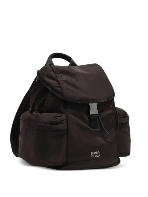 Bimba y Lola mochila grande con cordones y hebilla