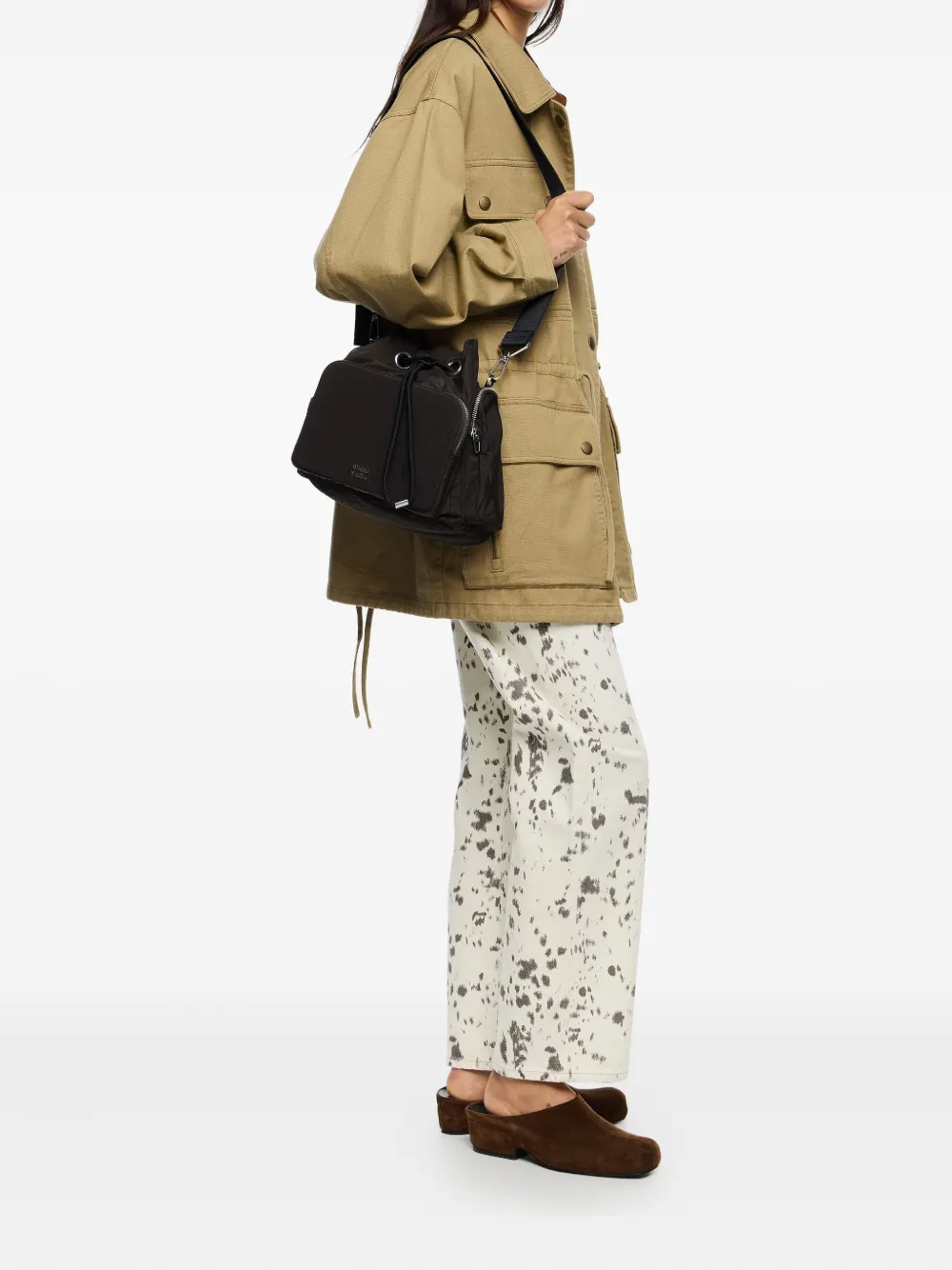 Bimba y Lola pocket drawstring bucket bag | Image 2