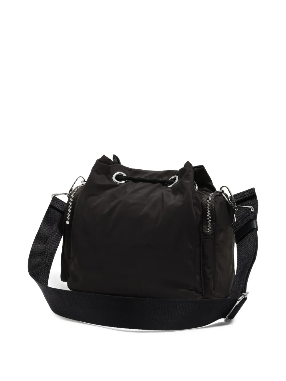 Bimba y Lola Pocket bucket-tas met trekkoord Zwart