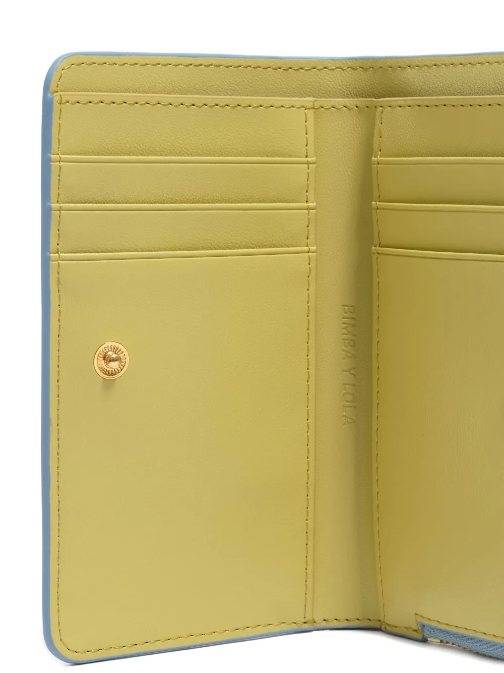 Bimba Y Lola Textured Leopard Print Purse In Blue