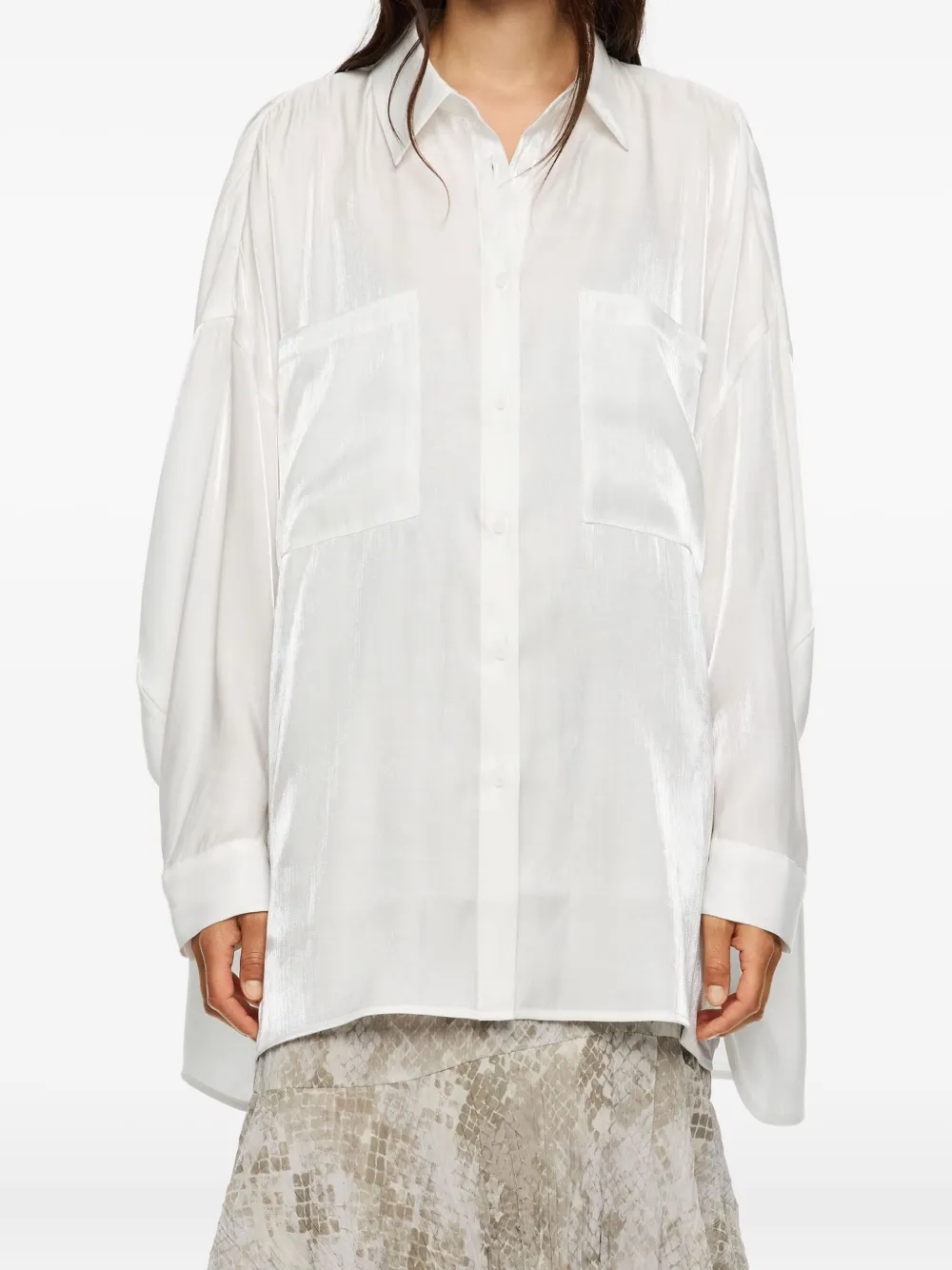 Bimba y Lola drop-shoulder shirt - Wit