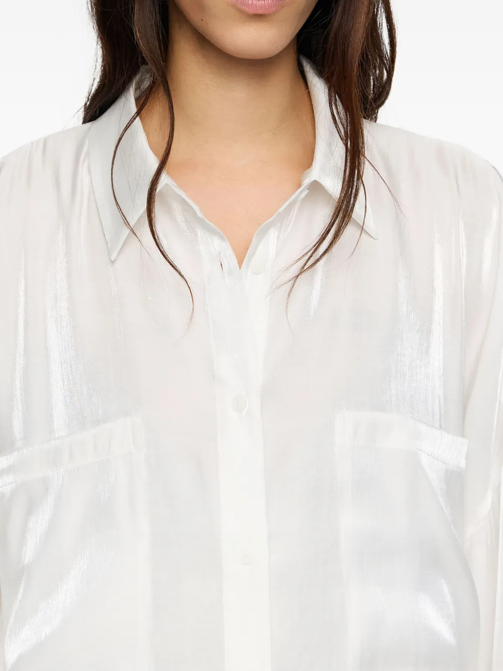 Bimba y Lola T-shirt met verlaagde schouders Wit