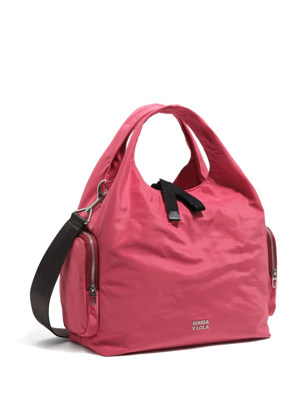 Bimba Y Lola Pocket Paper Bag In Pink