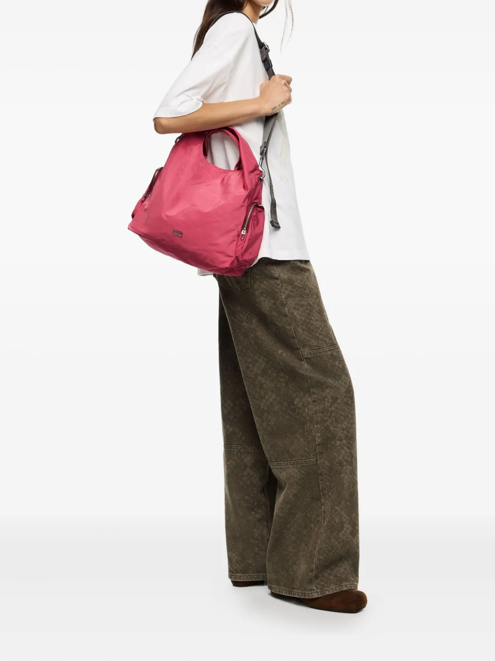 Bimba y Lola pocket paper bag - Roze