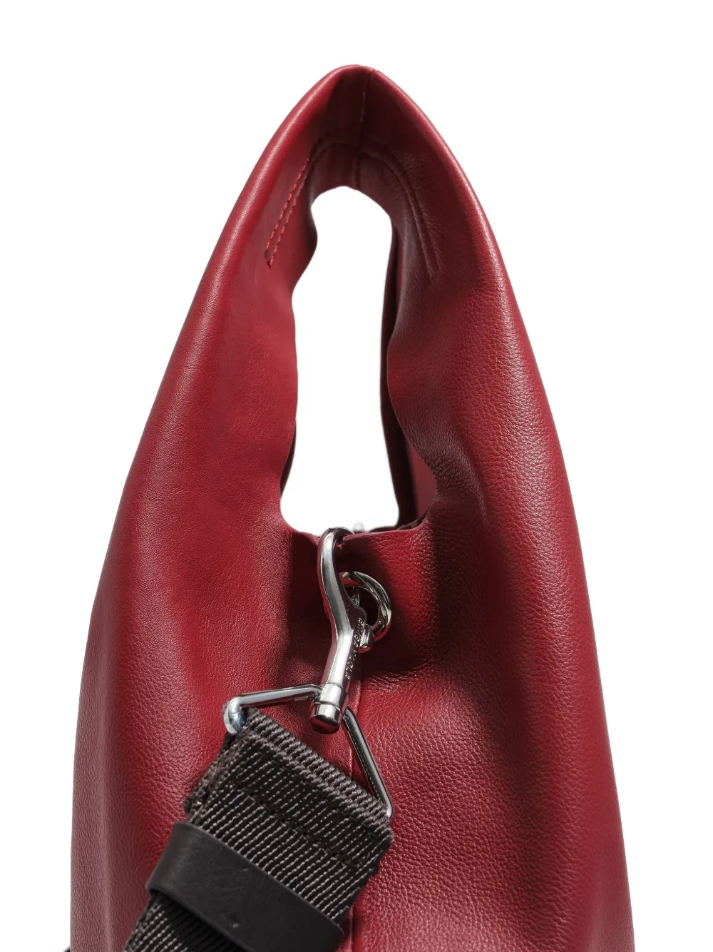 Bimba Y Lola Leather Shoulder Bag In Red