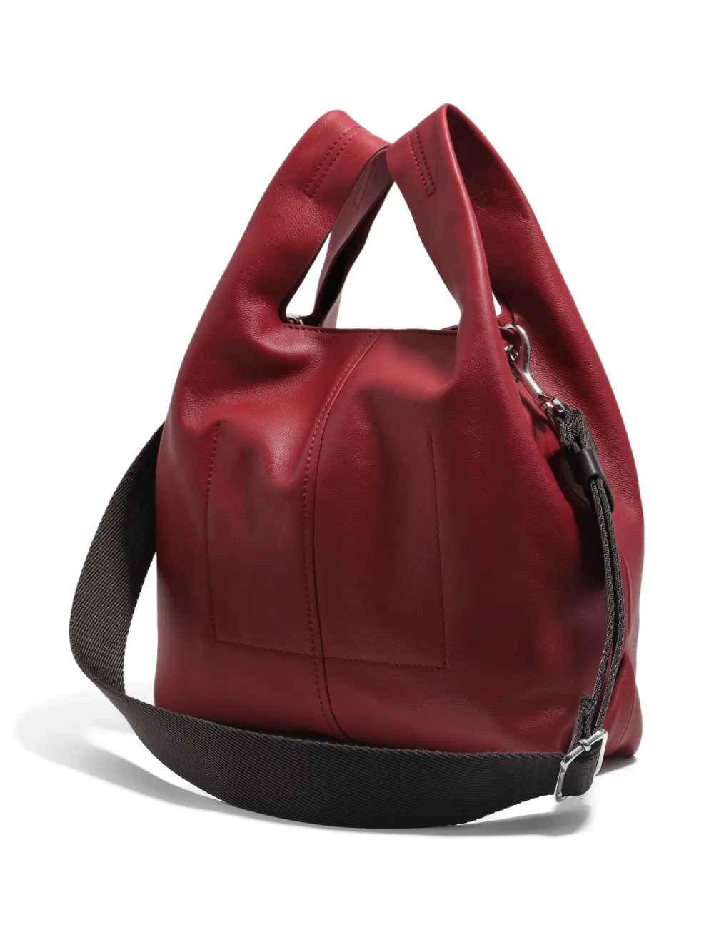 Bimba Y Lola Leather Shoulder Bag In Red