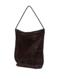Bimba y Lola open-work crochet shoulder bag - Brown