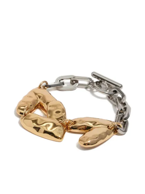 Bimba y Lola textured-hearts bracelet