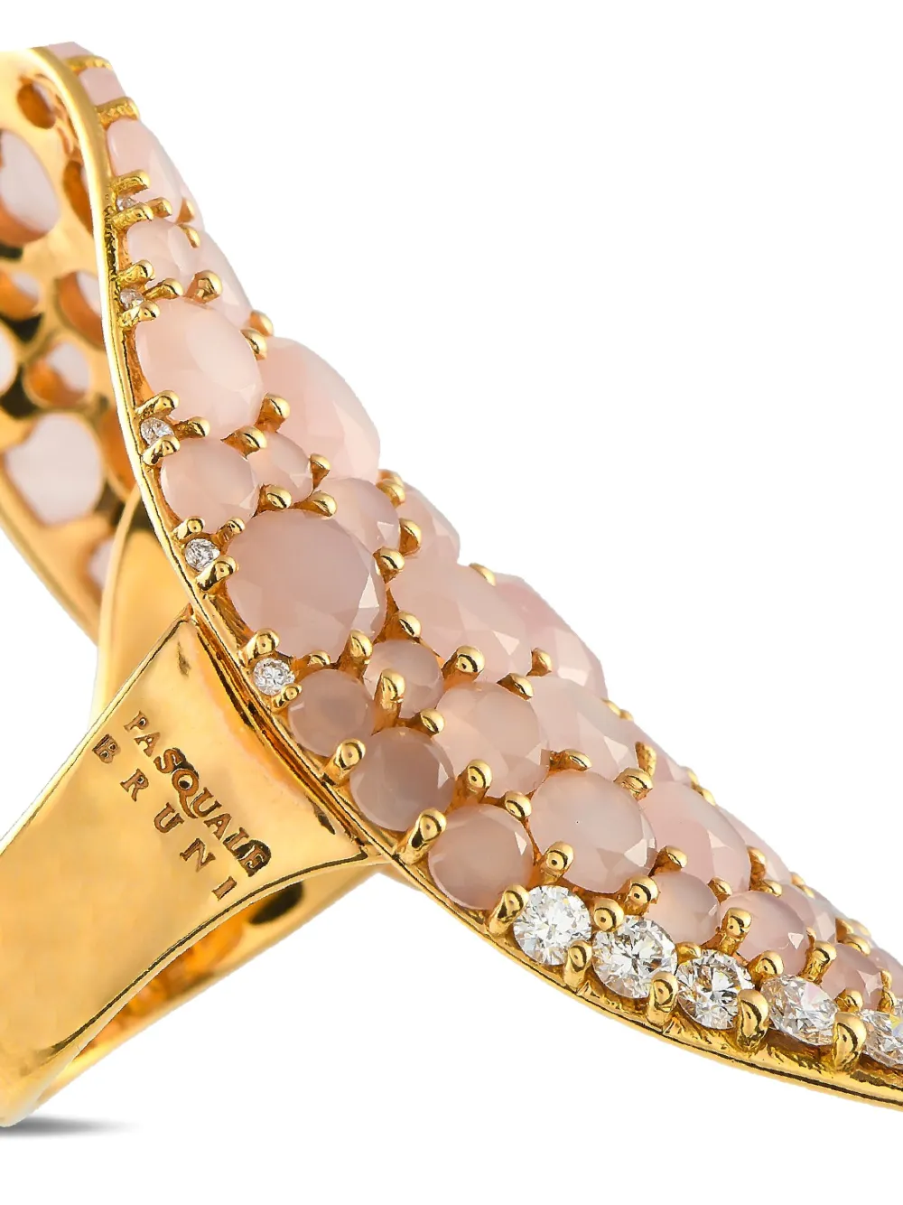 Pre-owned Pasquale Bruni 18kt Yellow Gold Quartz Ring