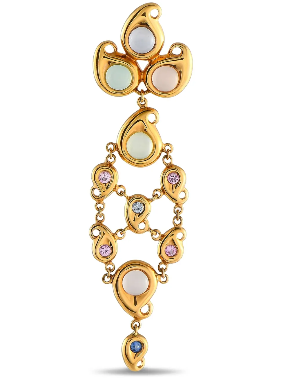 TAMARA COMOLLI 18K yellow gold gemstone dangle earrings | Image 2