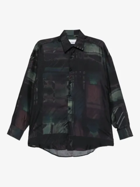 Costumein Hemd mit abstraktem Print