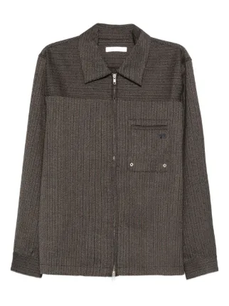 Wales Bonner ストライプ ジャケット | グレー | FARFETCH JP