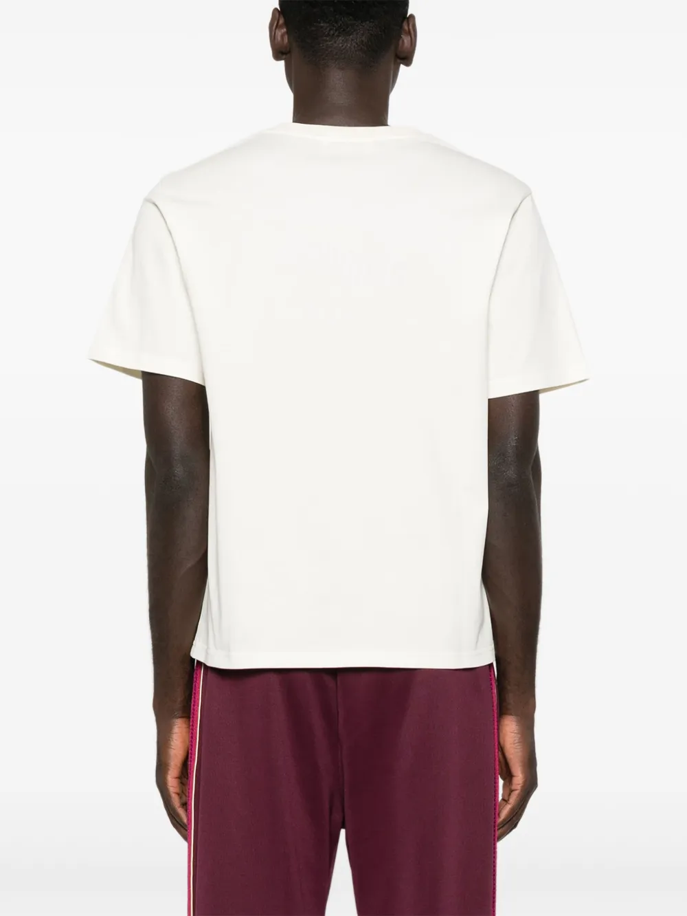 Wales Bonner T-shirt met portretprint Beige