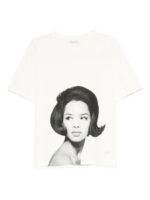 Wales Bonner portrait-print T-shirt