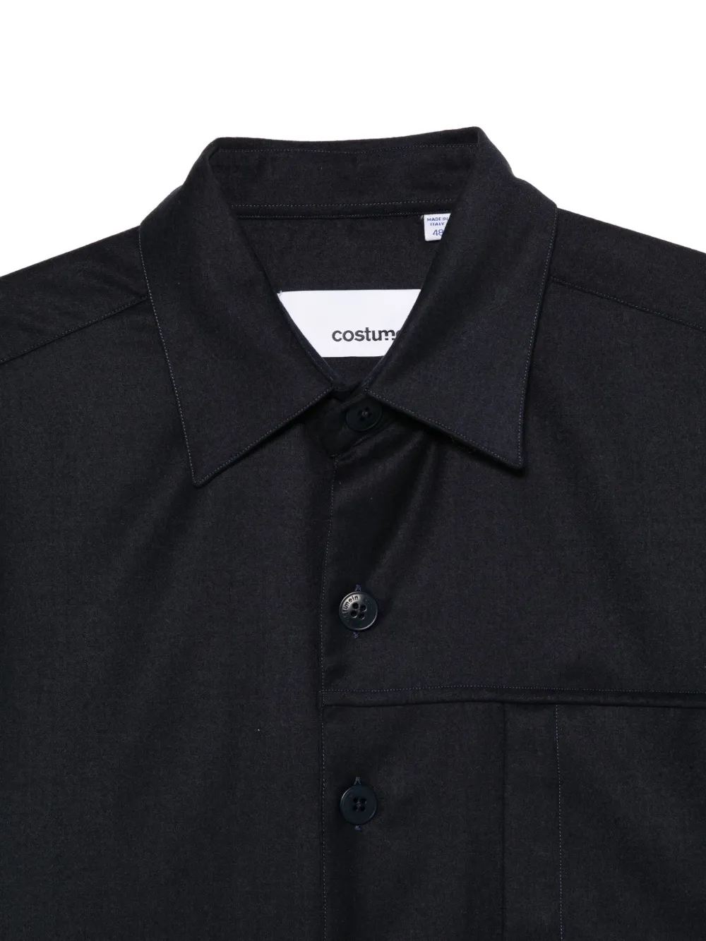 Costumein Wollen overhemd Blauw