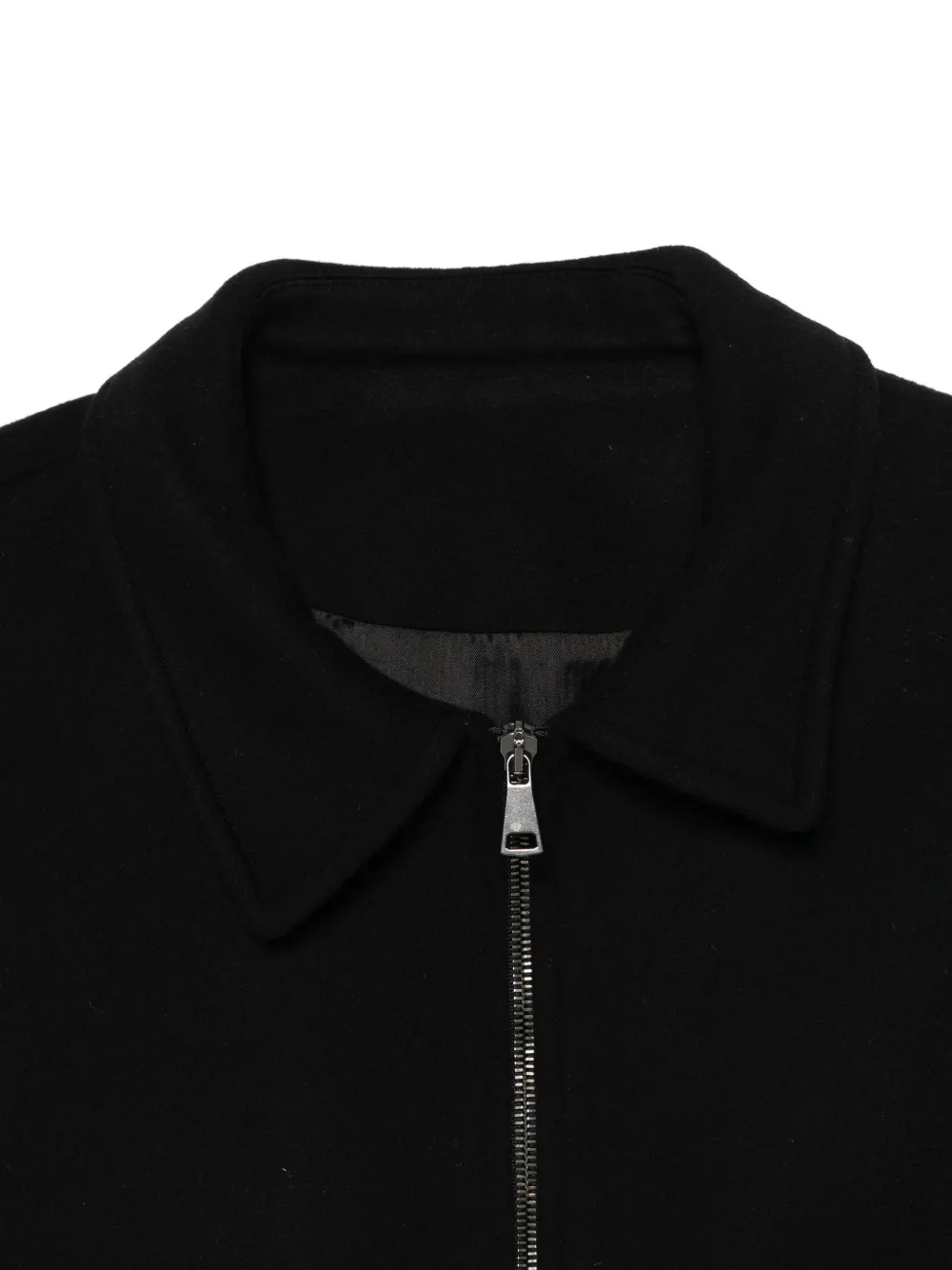 Costumein Shirtjack met rits Zwart