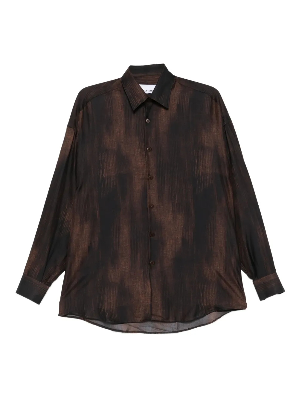 Costumein long-sleeve shirt | Brown | Image 1