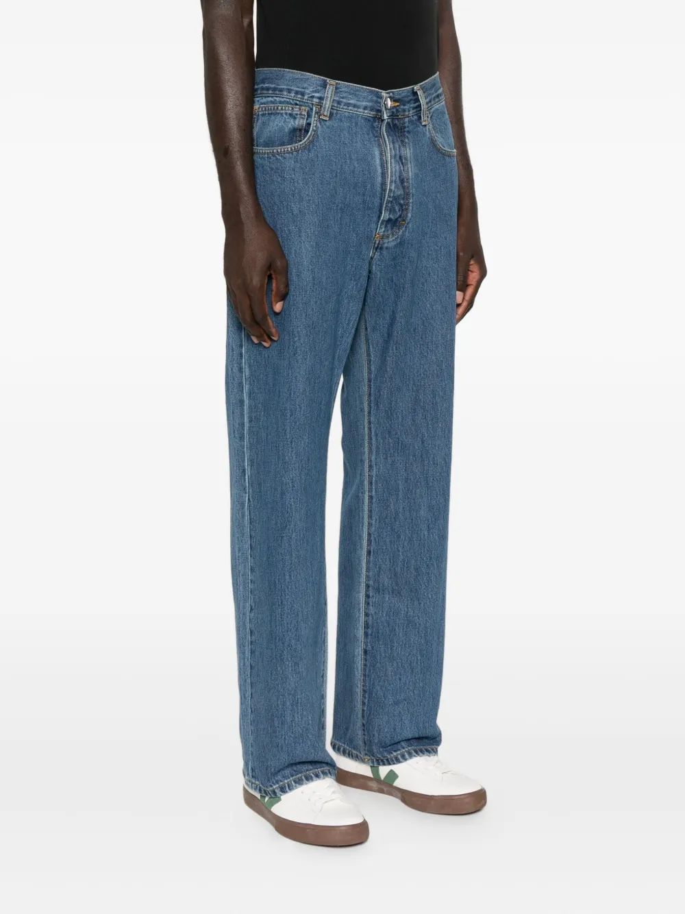 Costumein Katoenen jeans Blauw