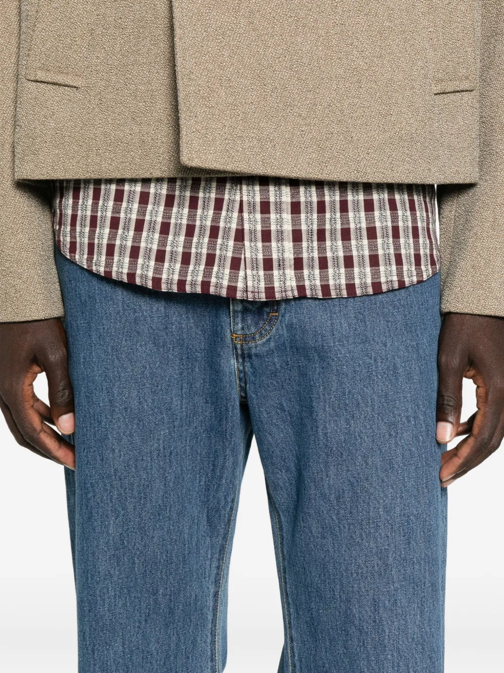 Costumein Katoenen jeans Blauw