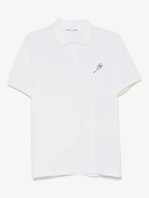 Jacob Cohën tennis-embroidered polo shirt
