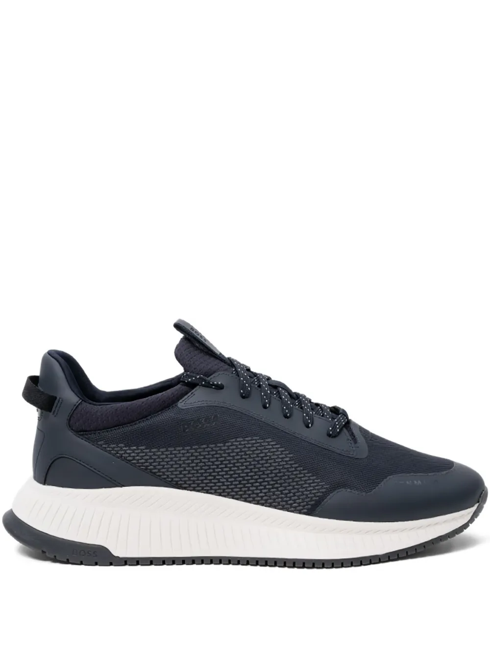 BOSS TTNM EVO textured sneakers Blue