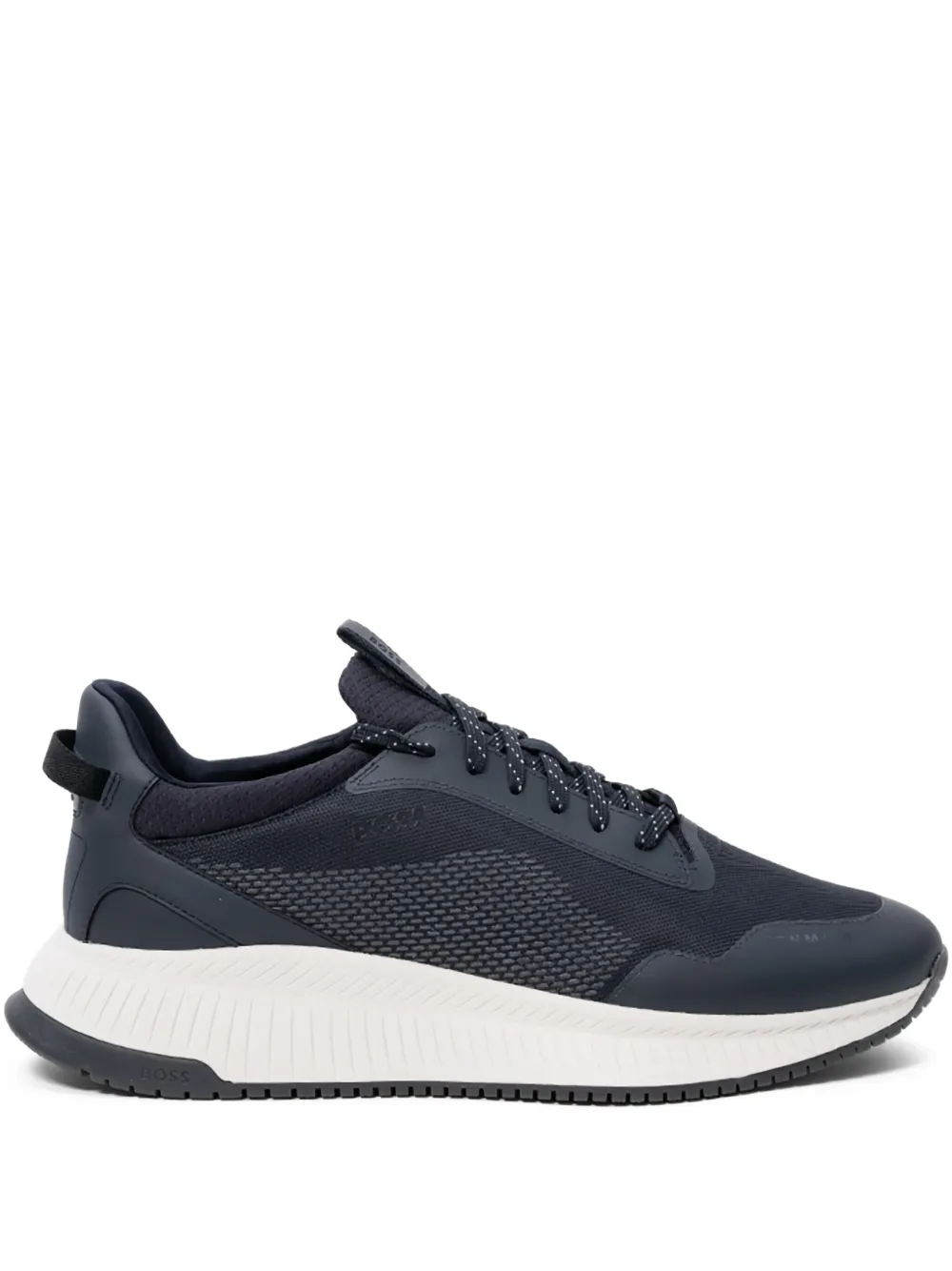 BOSS TTNM EVO textured sneakers Blue