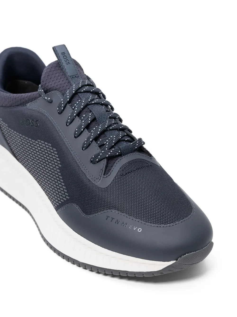 BOSS TTNM EVO textured sneakers Blue
