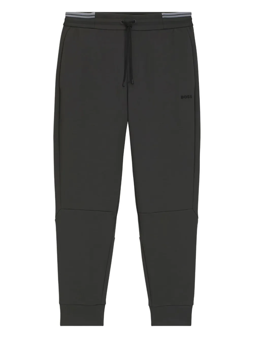 BOSS panelled drawstring track pants Grijs