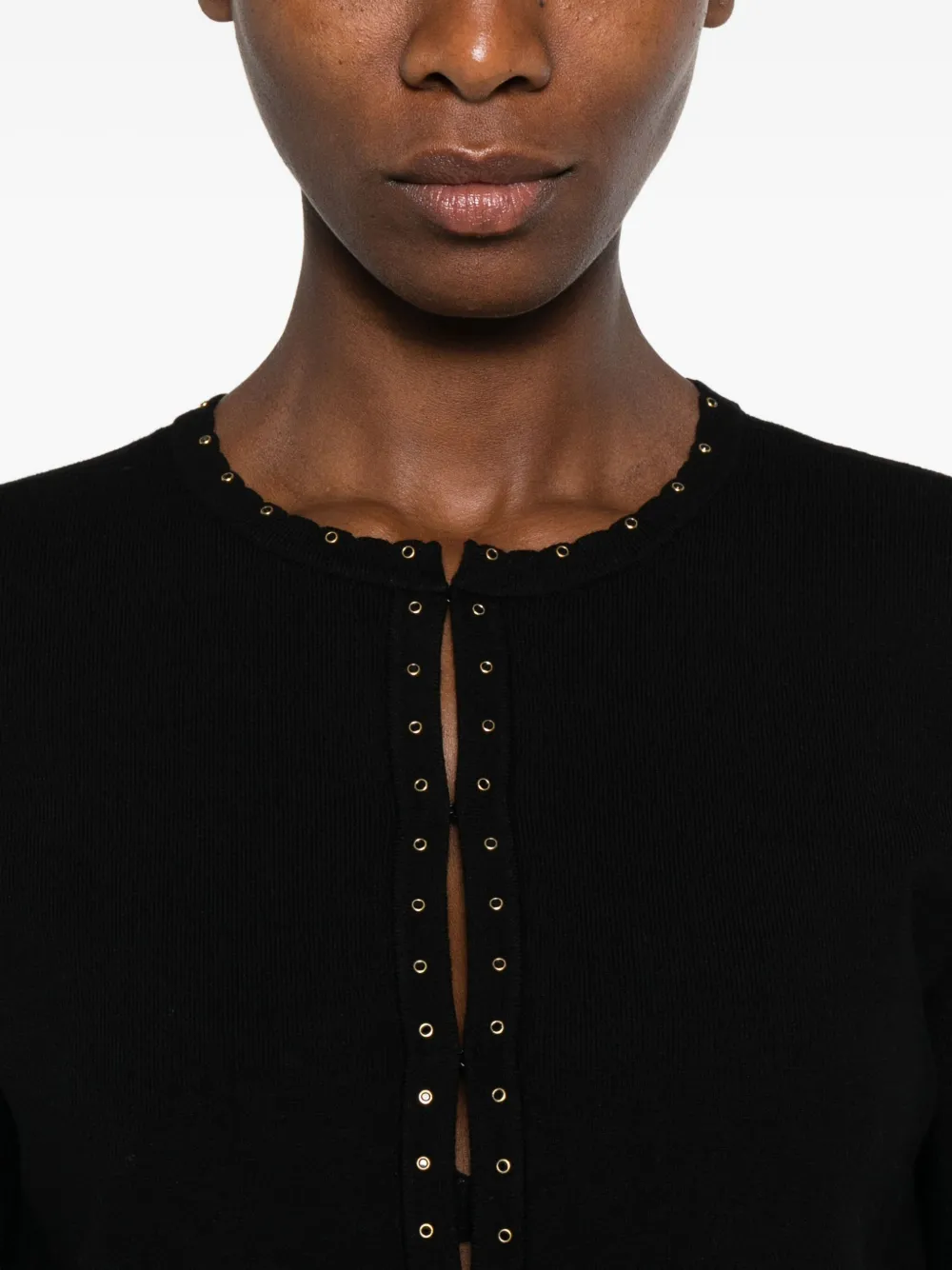 TWINSET Vest verfraaid met studs Zwart