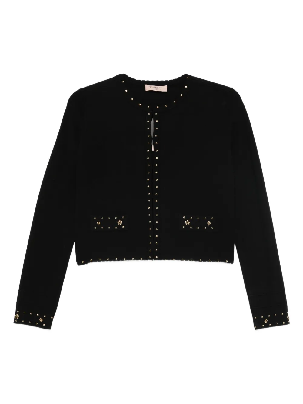 TWINSET Vest verfraaid met studs Zwart