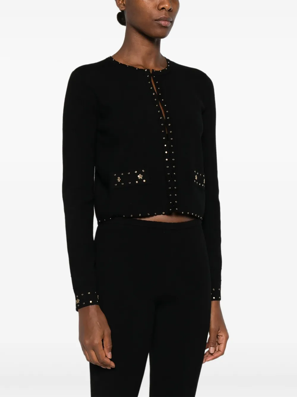 TWINSET Vest verfraaid met studs Zwart