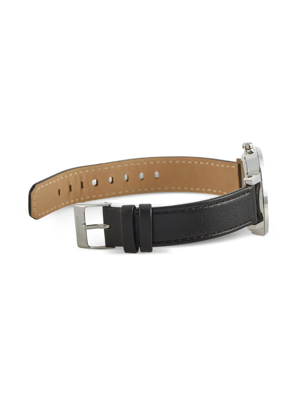 Pre-owned Nixon Kensington 37mm In Black