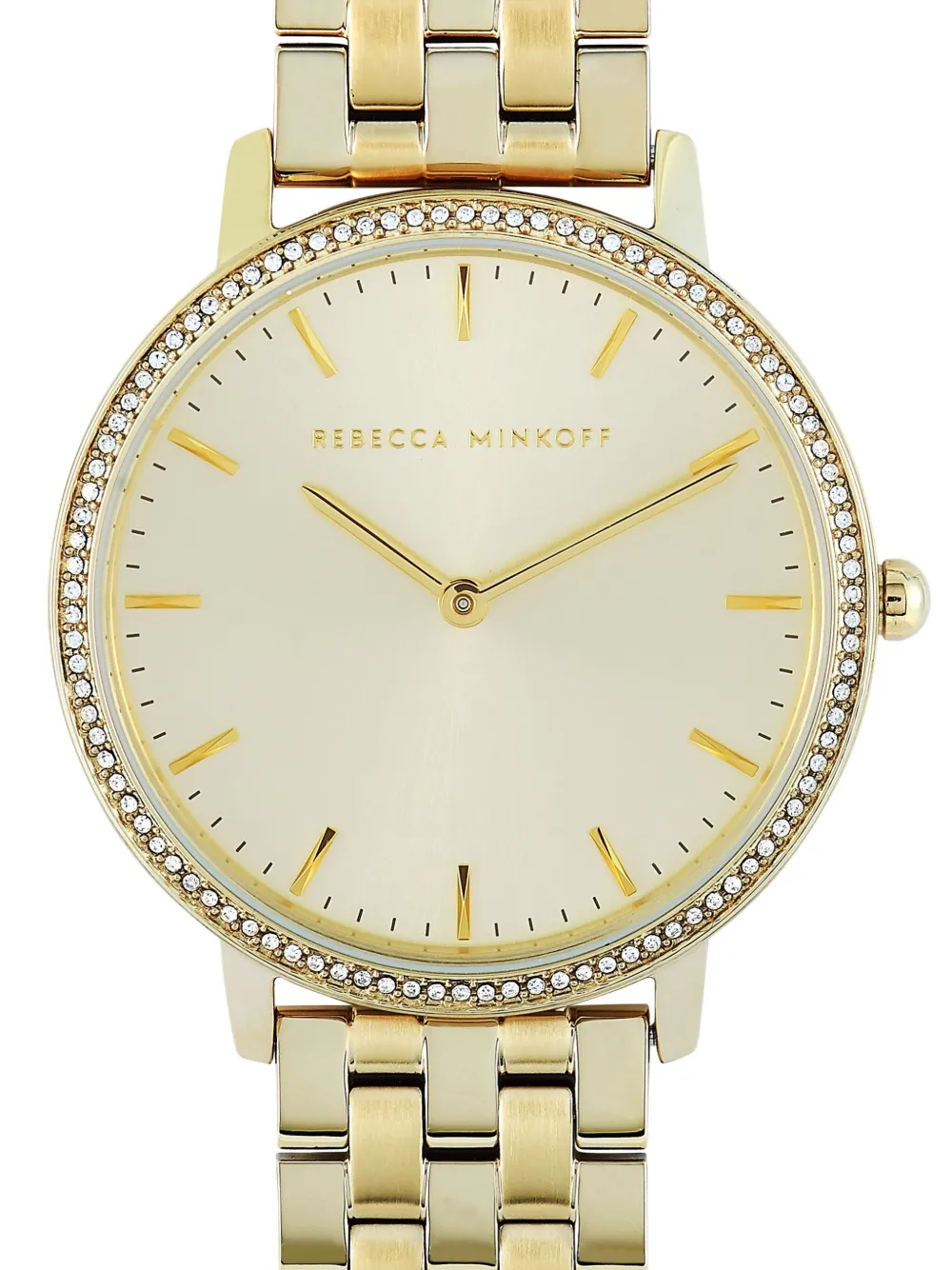 Pre-owned Rebecca Minkoff Major 35mm In Gold