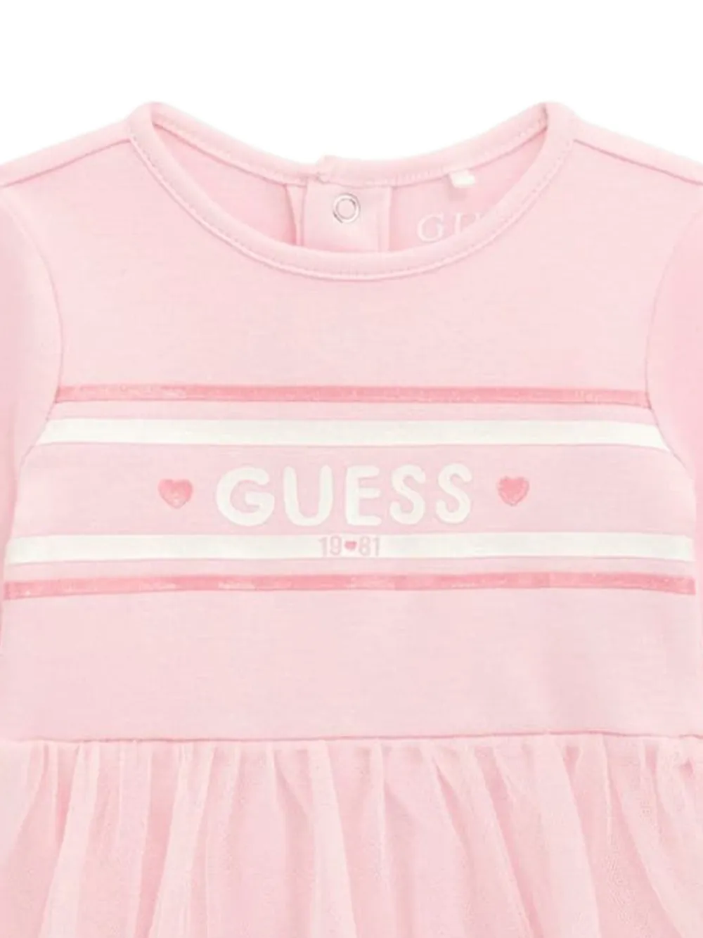 guess kids Tulen body verfraaid met logo Roze